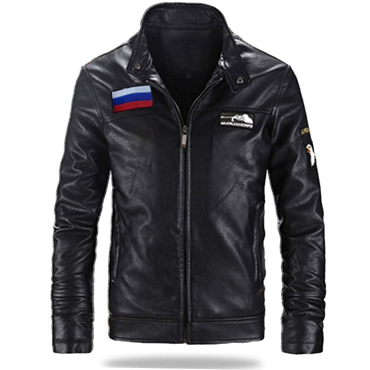 Корпус-малый короткий кожаный жакет (пограничная торговля), узкий крой