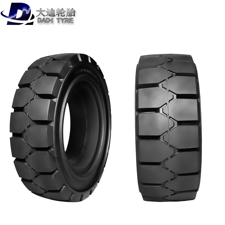 大迪轮胎电瓶叉车前轮250-15充气实心轮胎后轮21x8-9轮胎低价销售