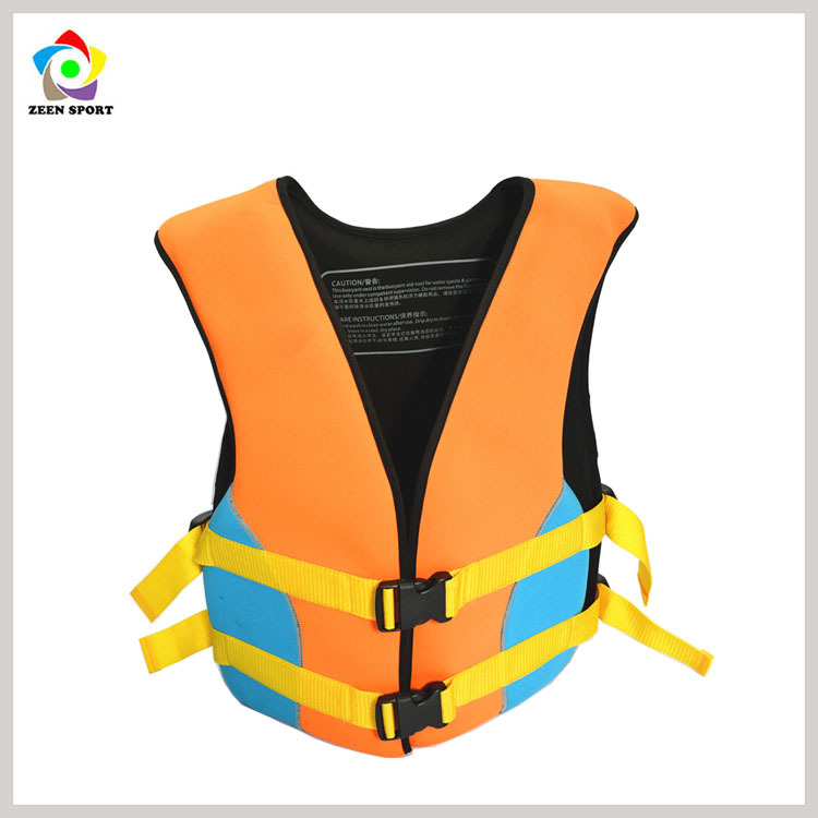 工厂批发水上乐园救生衣橙色游泳训练衣