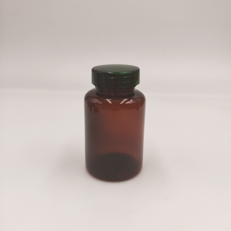 150ml固体瓶保健品瓶  胶囊分装瓶 PET棕色塑料瓶 厂家批发