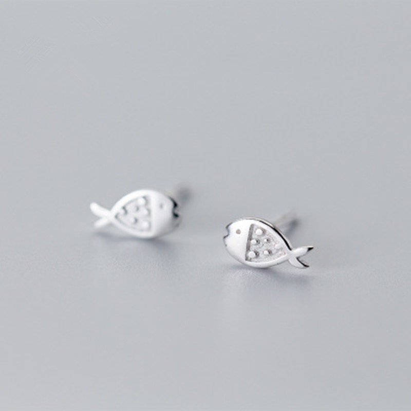 Européen Et Américain Simple Mignon Poissons Boucles D'oreilles Mini Animal Marin Boucles D'oreilles Ménés Boucles D'oreilles Petit Têtard Stud Boucles D'oreilles En Gros display picture 3