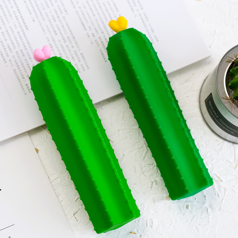 Cactus Silicone Pencil Case Image 4
