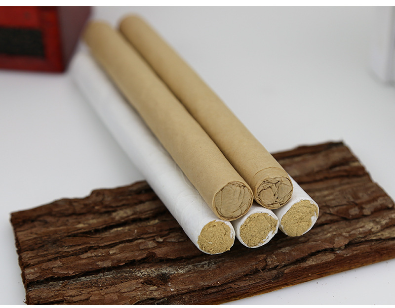 Five Year Aged Golden Moxa Rolls Ai Tiao 1.8x20cm Handmade Moxibustion Sticks 20:1 Ratio preparation