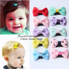 Children's hair accessory handmade with bow, hairgrip, hairpins