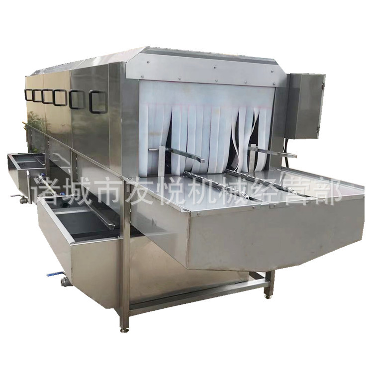 隧道喷淋杀菌式啤酒筐清洗机筐清洗机厂价高效率自动筐清洗机