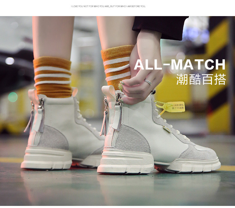 Bottes femme DAFEIOU     en En cuir - Ref 3355346 Image 28