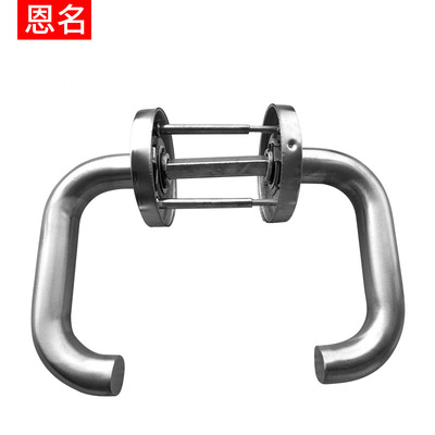 Manufactor wholesale Handle Fireproof Door handle goods in stock 304 Stainless steel Type U Fire lock