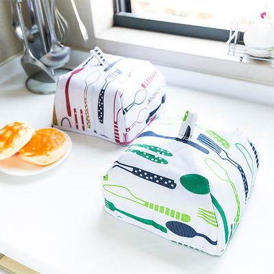 厨房加铝箔饭菜保温罩可折叠盖菜罩餐桌罩菜罩食物罩餐桌防尘罩