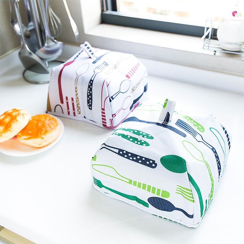 厨房加铝箔饭菜保温罩可折叠盖菜罩餐桌罩菜罩食物罩餐桌防尘罩