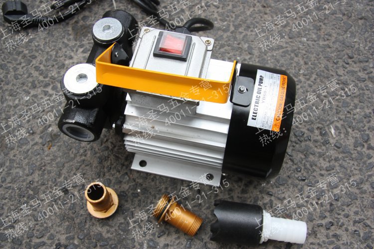 【圣马五金】220V 电动抽油泵 大流量油泵 电泵 加油泵 柴油泵