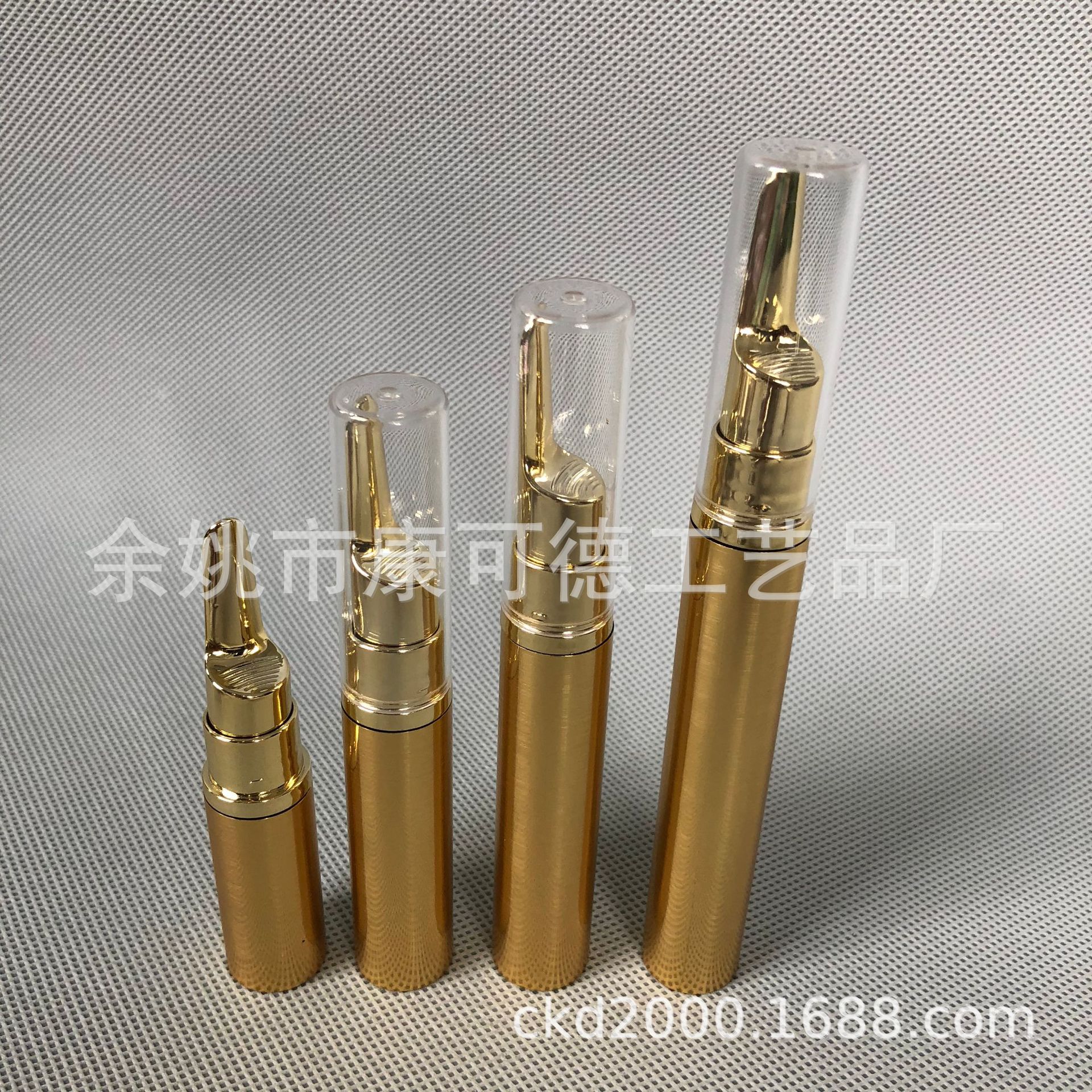 供应AS真空瓶5ML眼霜眼部精华瓶 乳液10ML电镀金色银色喷雾瓶15ML