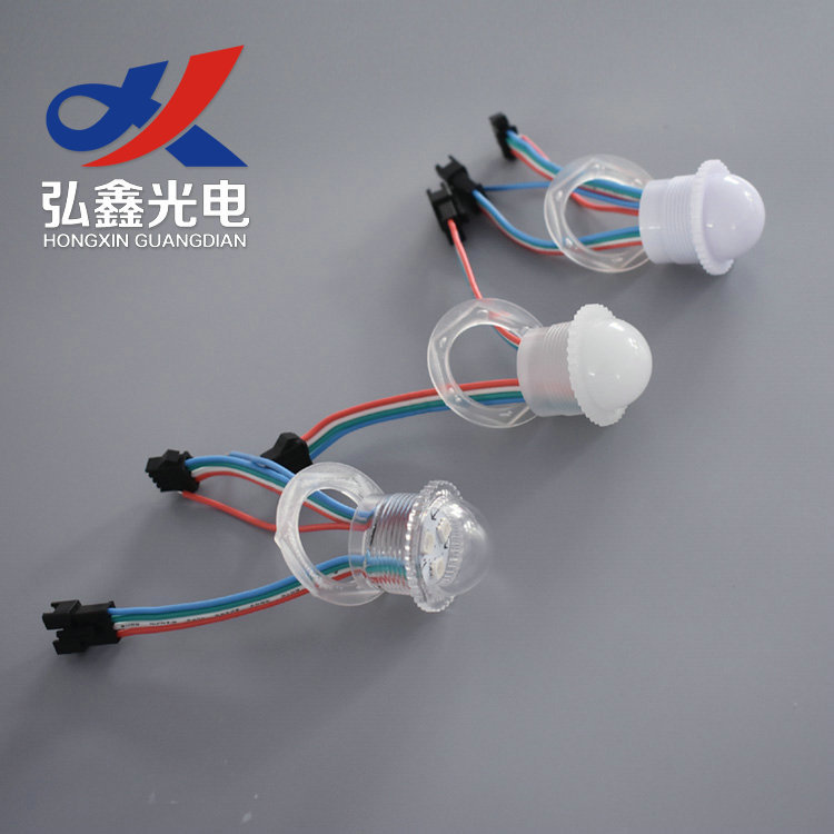 LED圣诞装饰灯D26多种内置5050 DC12V 全彩幻彩 控制像素灯