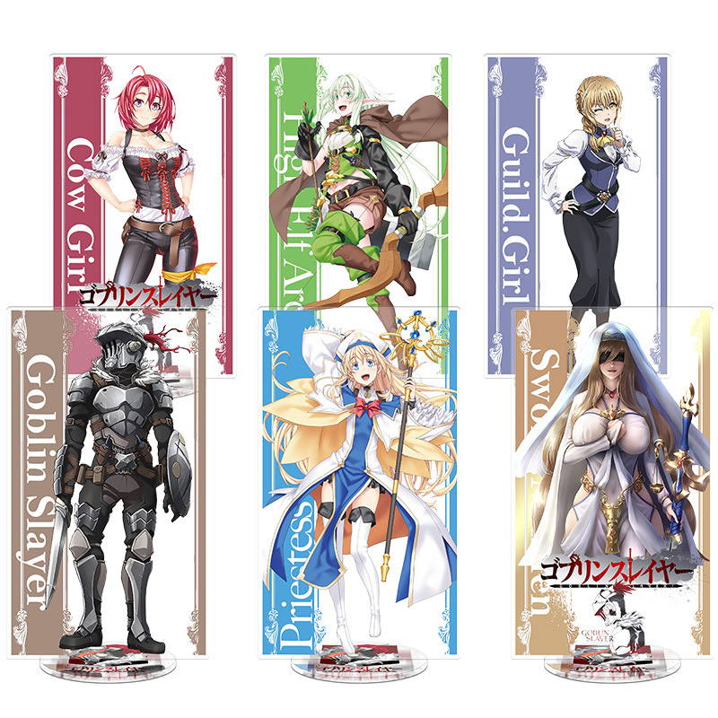 Goblin Slayer Brin killer Vestal comic periphery 22CM Acrylic Doll Set up a card