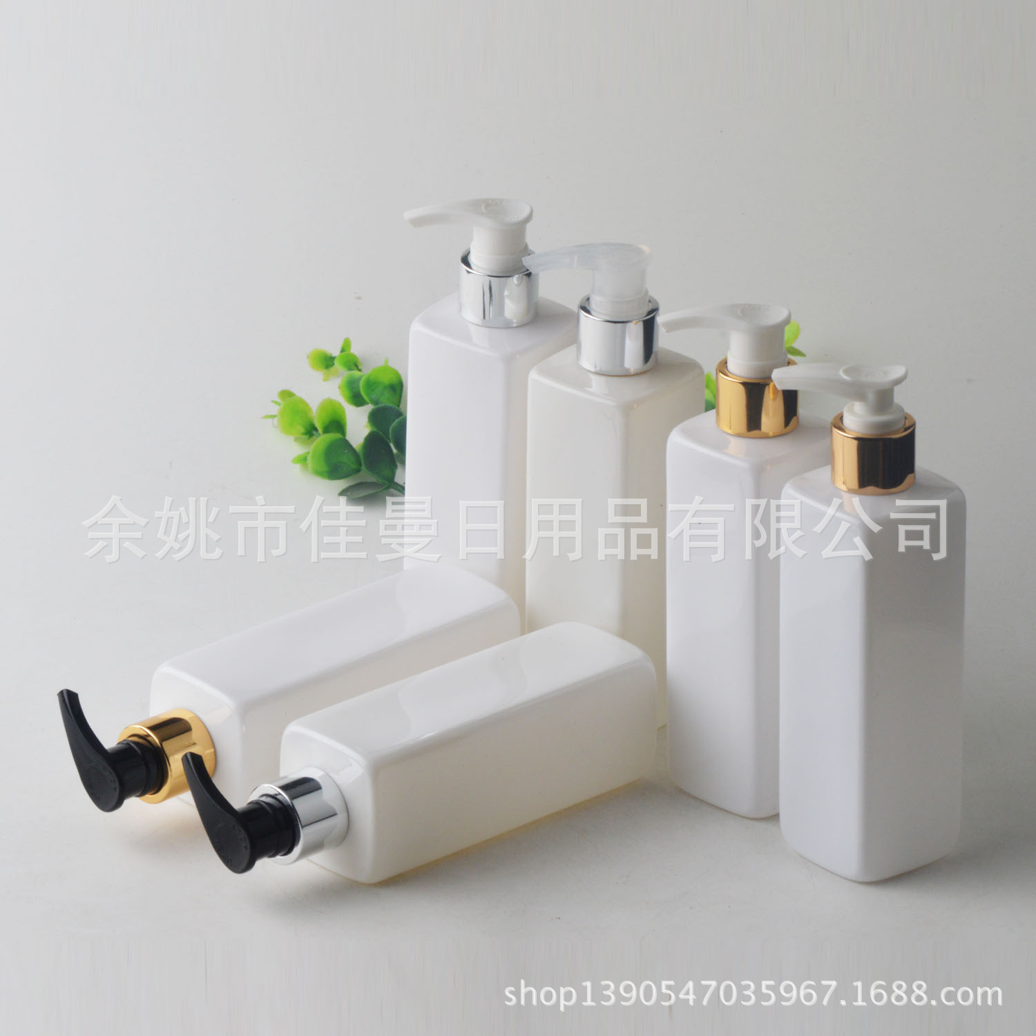 空瓶250ml方瓶白色化妆品分装瓶洗发水沐浴露洗手液瓶