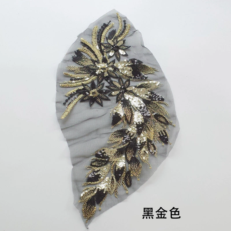 Ноутбук, ногти sequins, чонсам, наклейка, с вышивкой, цветочный, оптовая