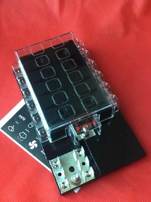 В наличии 202-12uk 12-контактный вставной блок предохранителей с заземляющим блоком предохранителей автомобильного кондиционера