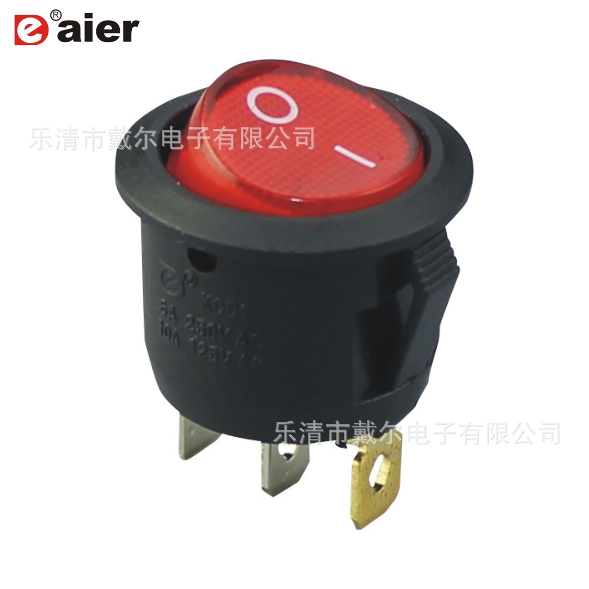 KCD1-101N-5 三脚圆形船型开关