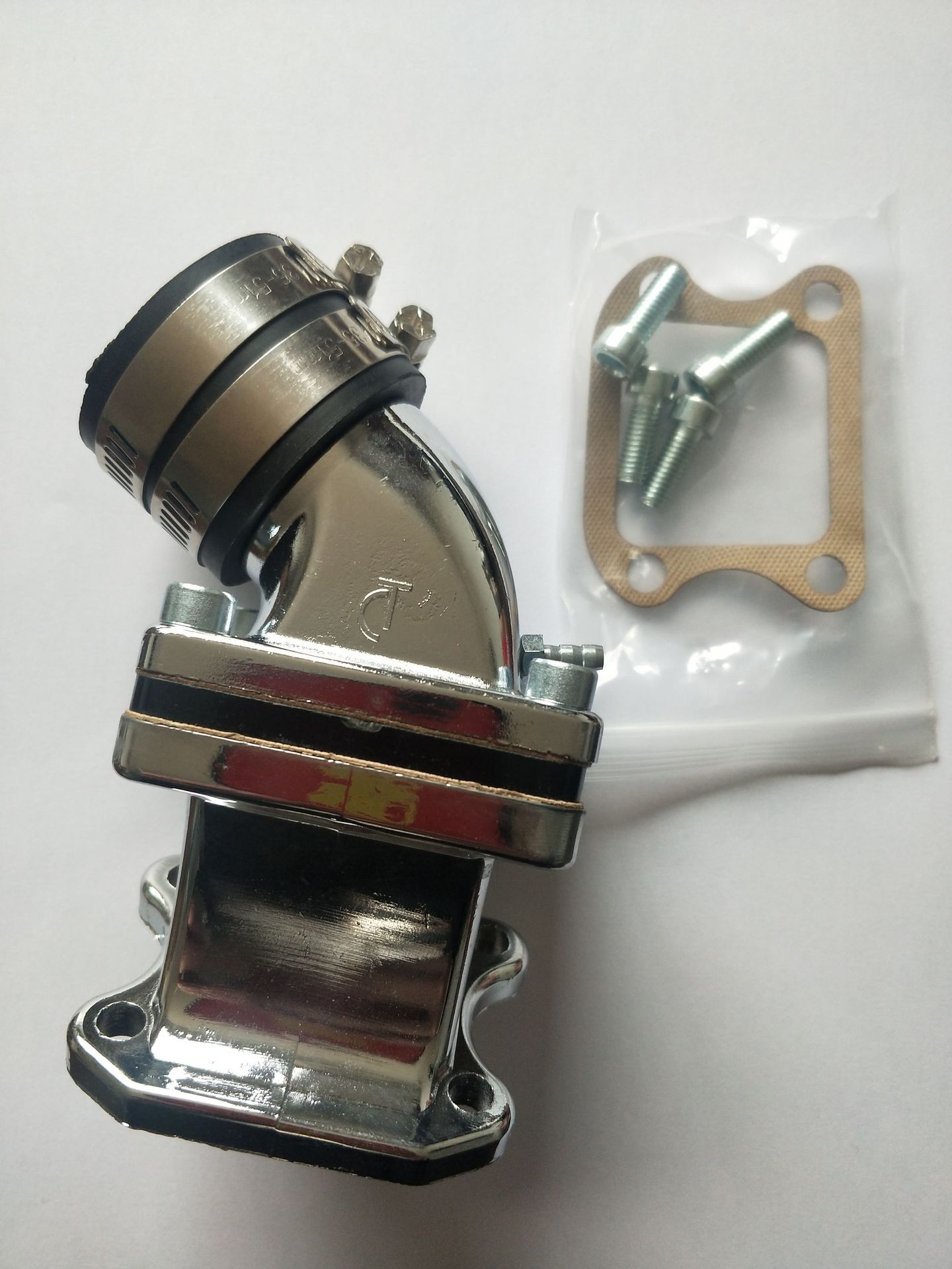 摩托车本田DIO50cc 18 27 28期 改装化油器接口 改装进气歧管加大