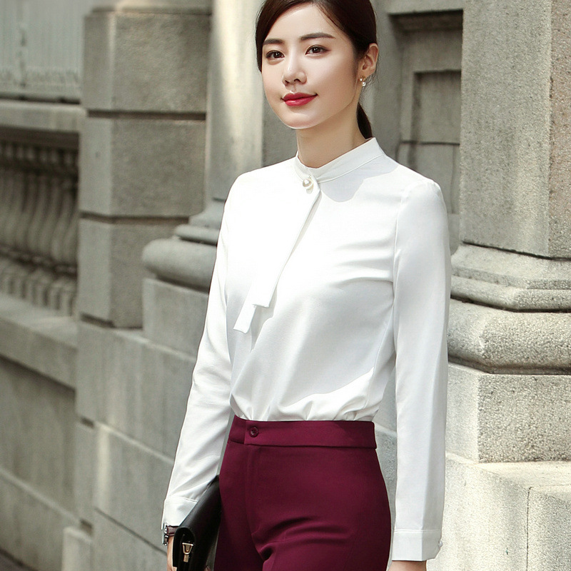 552 긴팔 흰색 셔츠