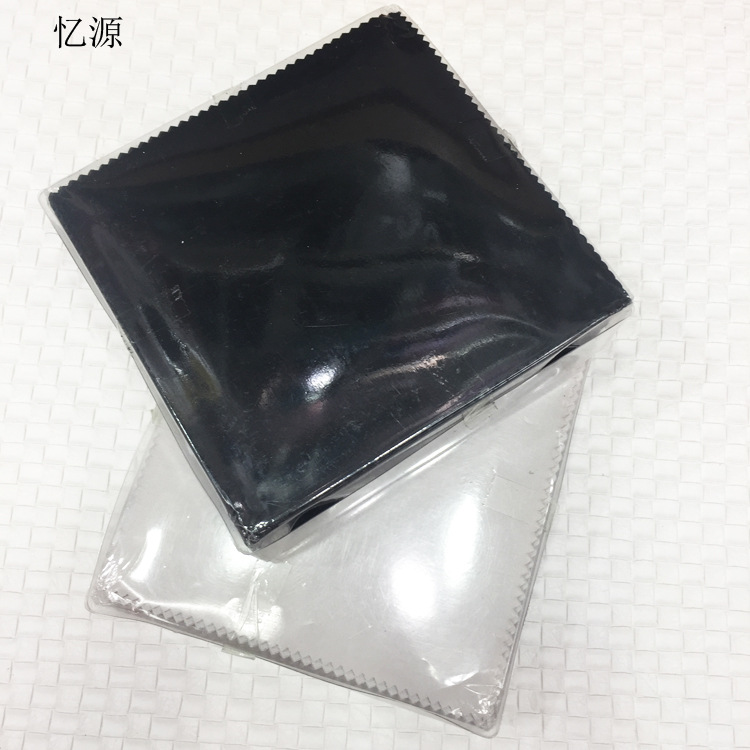 超细纤维针二眼镜布 现货黑，灰两色，高档手机擦拭布 镜头擦拭布|ms