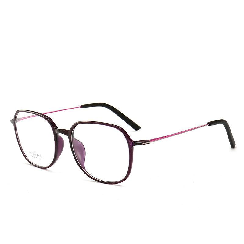 Los vidrios retro de acero plásticos ultraligeros enmarcan los vidrios de miopía de moda del estilo coreano de los hombres y de las mujeres enmarcan las gafas del marco completo de la cara pequeña
