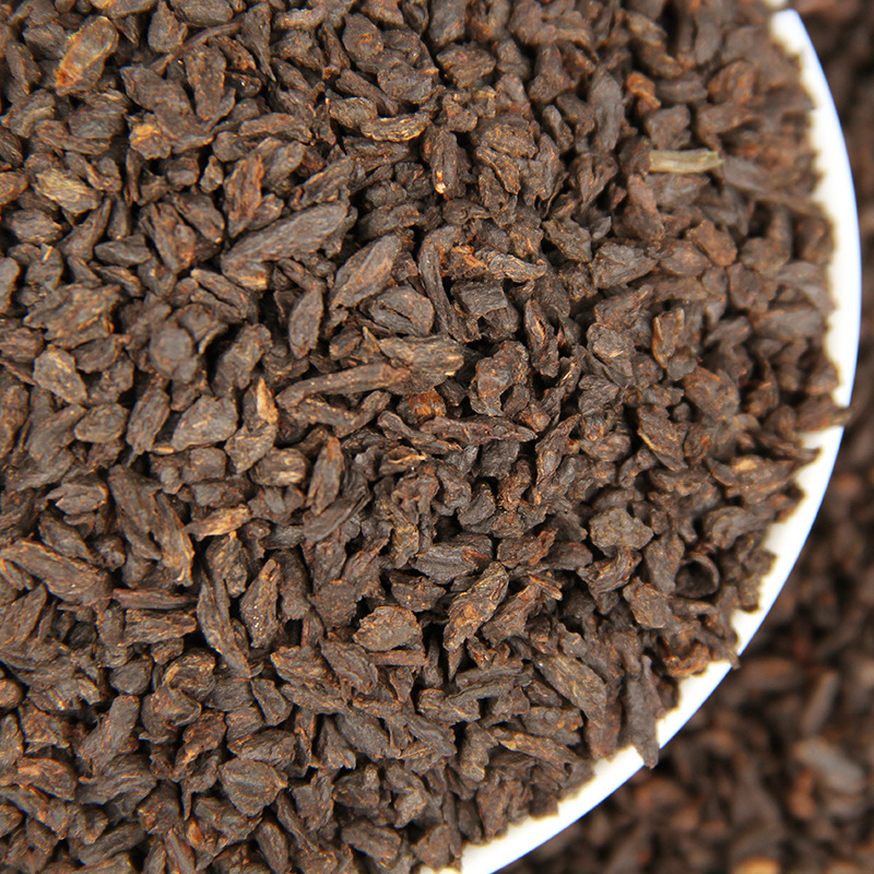 批發 木止 金沙普洱熟茶 十年勐海古樹茶 碎銀子散茶 陳年茶化石