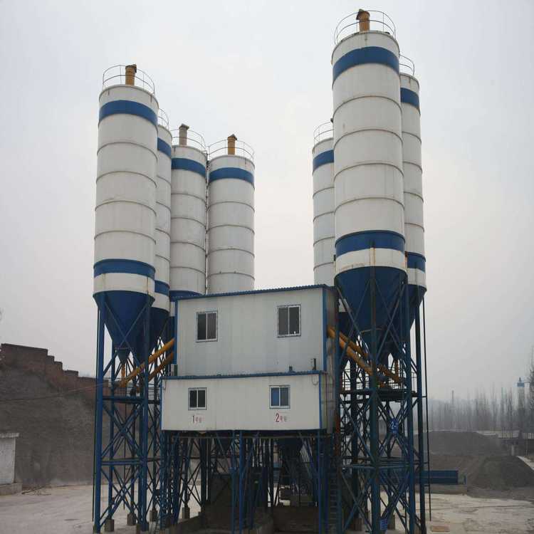 生产销售混凝土搅拌站 搅拌机 控制系统 水泥仓 衬板 叶片
