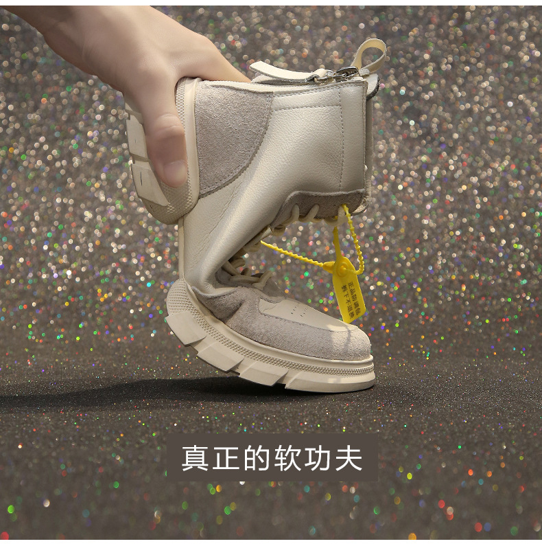 Bottes femme DAFEIOU     en En cuir - Ref 3355346 Image 26