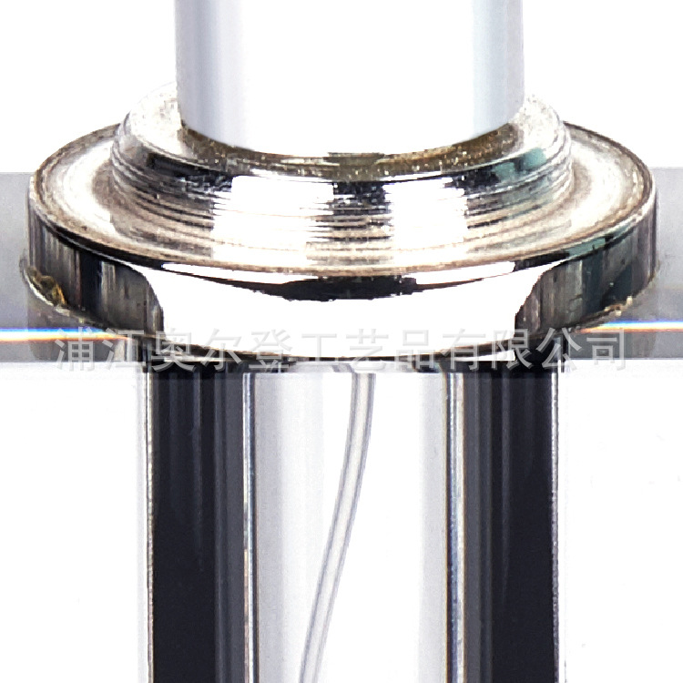 Customized Q-style perfume bottle, Middle East Muslim crystal export essential oil bottle, 10ml spray nozzle cap clip detail image 4