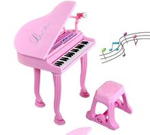 1403宝丽多功能儿童电子琴带麦克风男女孩早教音乐小钢琴玩具