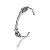 Jewelry, fashionable retro silver bracelet, European style, boho style, simple and elegant design