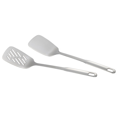 不锈钢煎铲 炒菜平铲平底锅铲煎蛋铲煎饼漏铲牛排铲烹饪厨具 饼铲