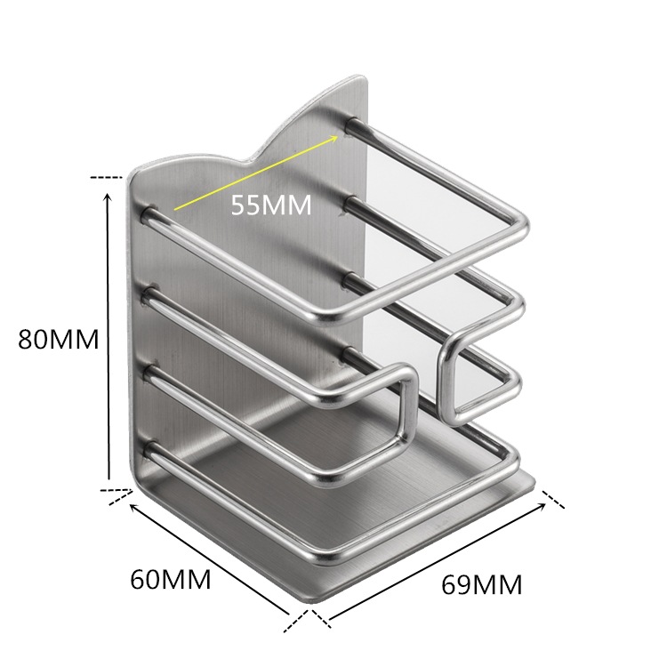 304不锈钢多功能置物架 梳子牙膏牙刷置物架