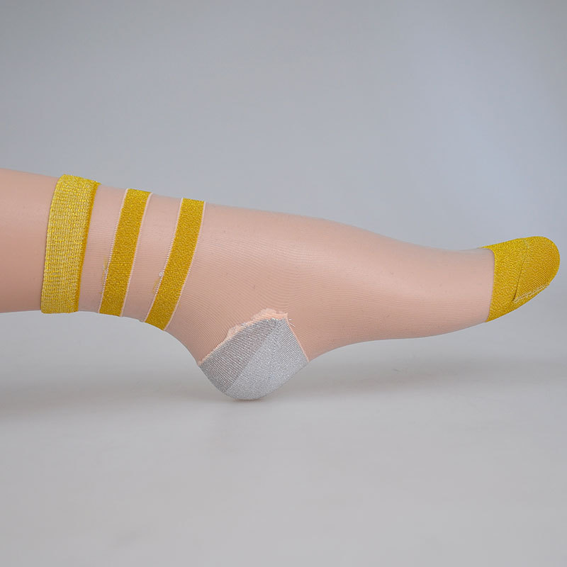 三杠条纹玻璃丝袜-804