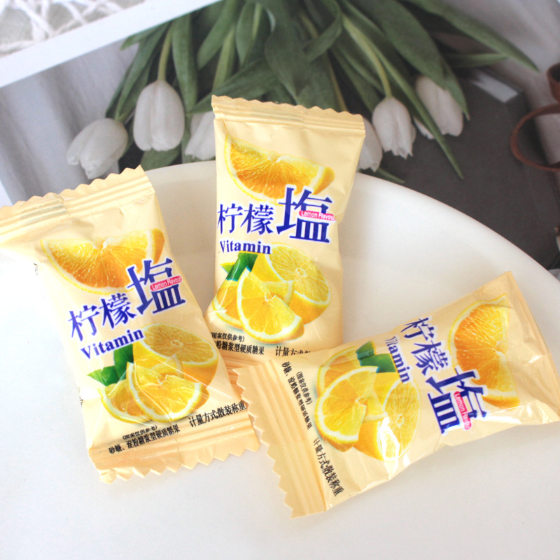 厂家直销伊妙柠檬盐口味酸甜糖果 可做喜糖 规格多种可定做小零食