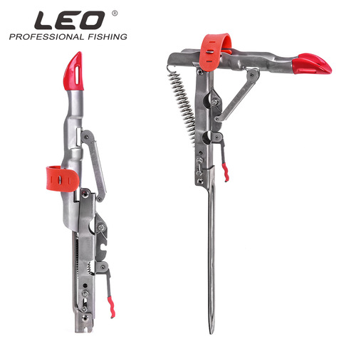 28006 [Fourth Generation Folding Automatic Rod Lifting Bracket] Stainless Steel Sea Rod Spring Bracket for Automatic Fishing