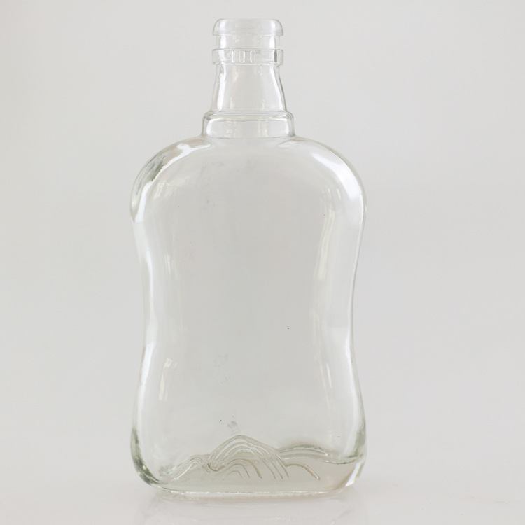 批发玻璃瓶1000ml伏特加玻璃瓶 威士忌 XO瓶型 白兰地瓶型