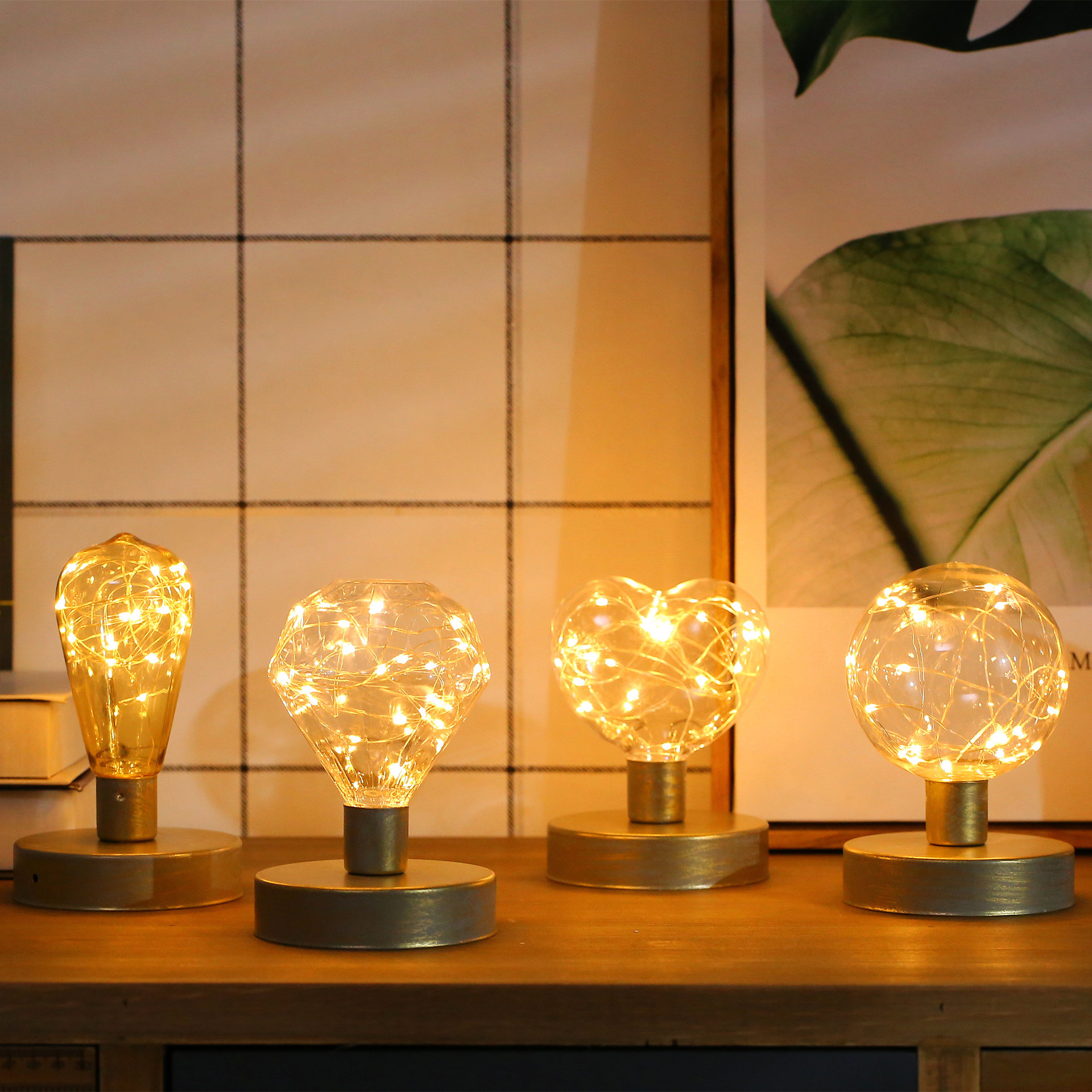 Lampe cocooning en métal créative et portative