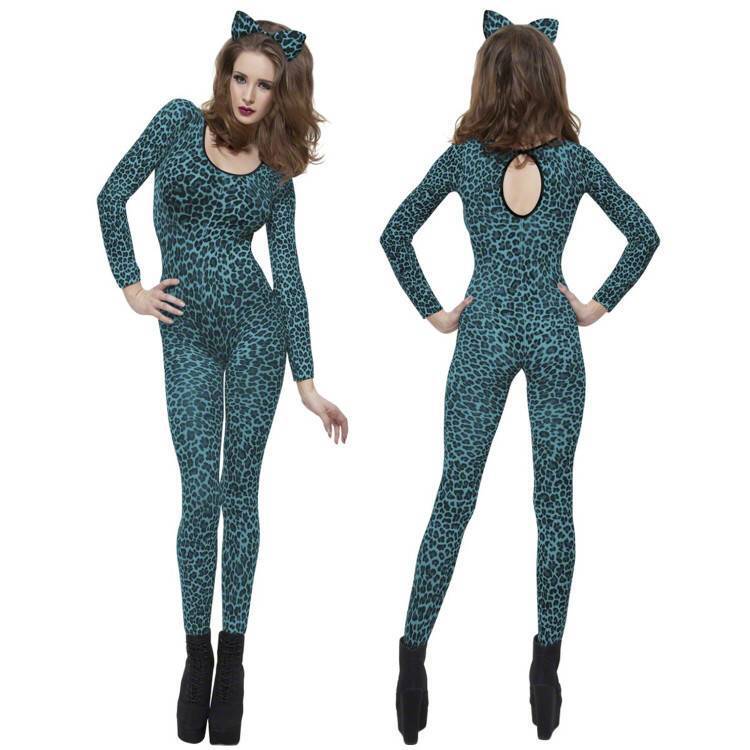 New Halloween Tiger Dress Cat Women's COSPLAY Animal Dress Buyout COSPLAY Night Club Performance Dress
