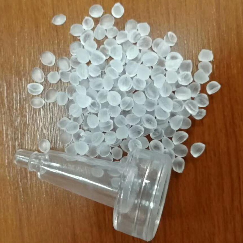 PVC透明50度颗粒 挤出级PVC透明亚光雾面 透明PVC50度伸缩管原料