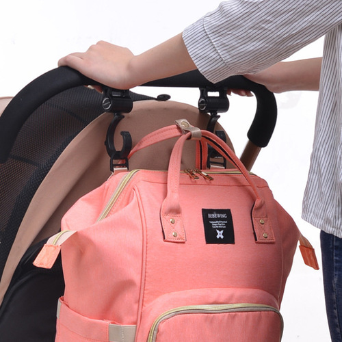 Baby stroller hook 360-degree rotating multi-functional baby stroller accessories universal stroller hook 2 pack