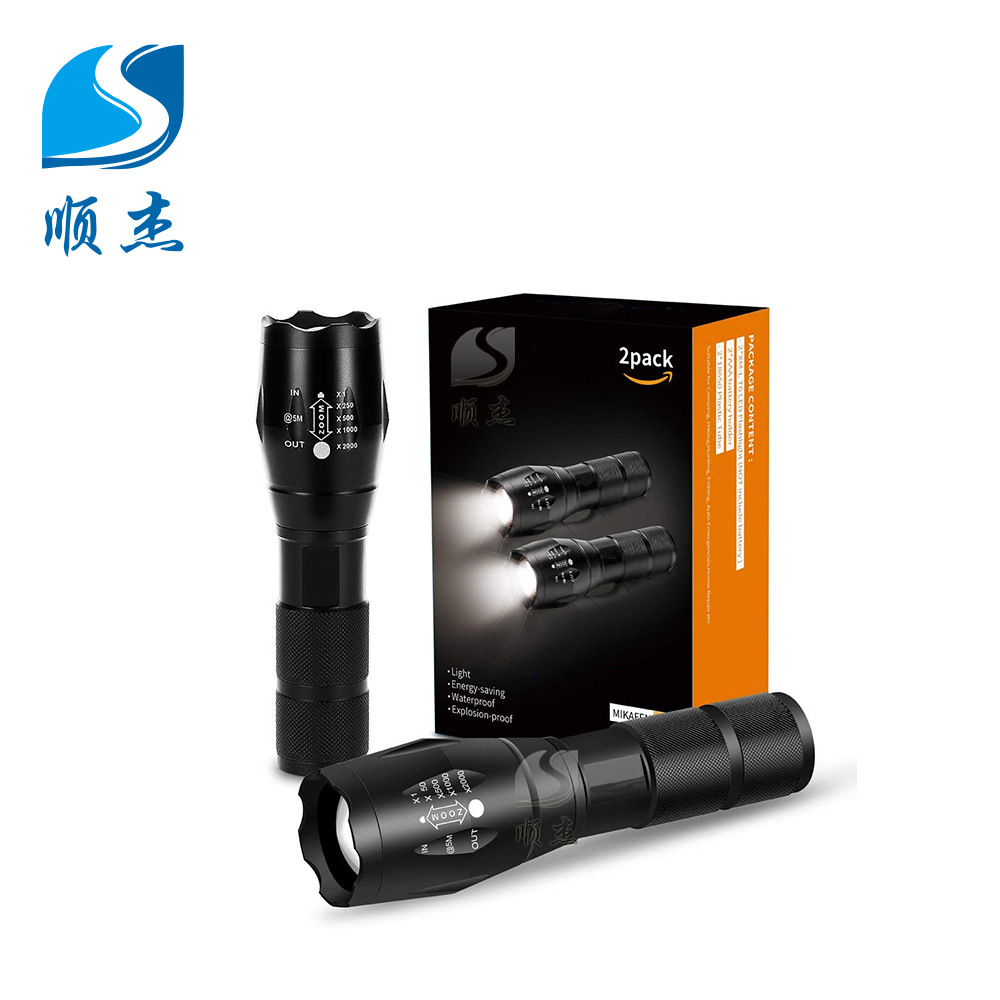 熱銷手電筒 T6充電變焦迷妳強光手電 戶外led手電筒 廠家批發