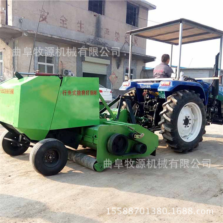 站立秸秆收割打捆机价格  秸秆回收粉碎打捆机厂家