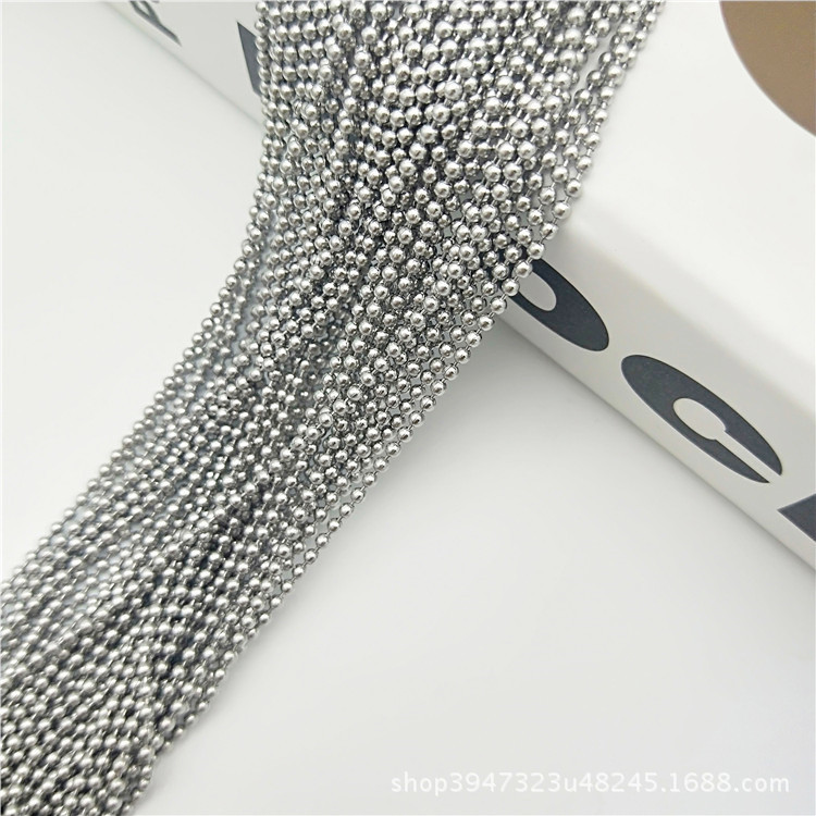 Stainless decorative steel bead chain 2.0