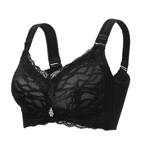 Full cup, no wires, no sponge, large breasts, small and thin bra, breathable, anti-expansion, accessory breast adjustment bra