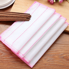 Home Kitchen Fiber Absorbent Oil-Proof Dishwashing Cloth Cleaning Rag Dishwashing Towel Bulk Scouring Pad Direct Manufacturer Sale