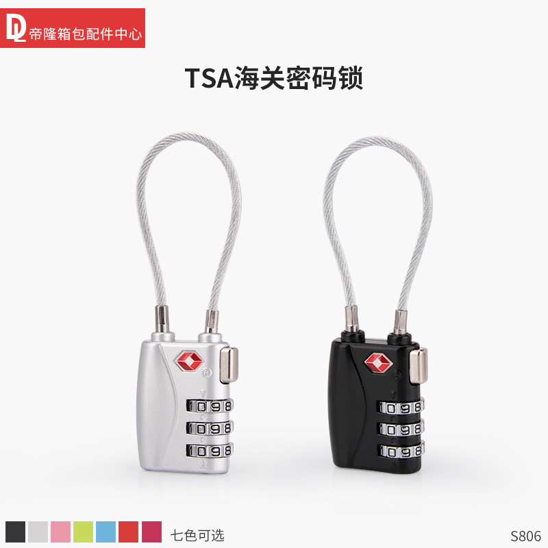 Tai Lung s806# Travel Travel? Theft prevention tsa Customs lock high-grade Refinement Kirsite Form Password lock