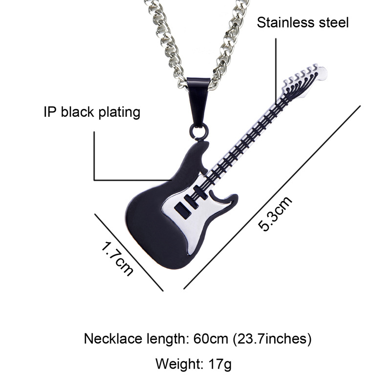 Guitar Pendant Necklace