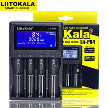 Liitokala Lii-PD4 LCD 3.7V 18650 21700 26650镍氢电池充电器