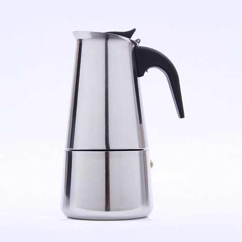 Manufacturer sends stainless steel coffee pot/household coffee making machine coffee utensils big belly swollen moka pot